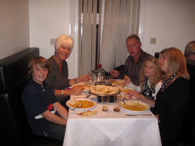 Autumn Supper at Sylhet Lodge in October 2009